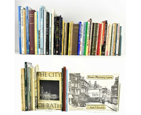 Bath local interest. A collection of vintage 20th century maj. hardback reference books on the city of Bath and its surroundi