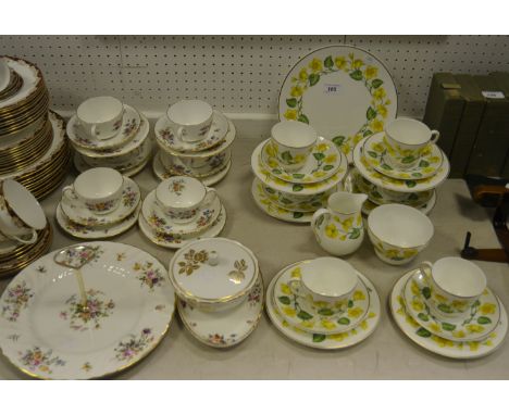 A Wedgwood Kingcup pattern tea service, for six, printed marks;   