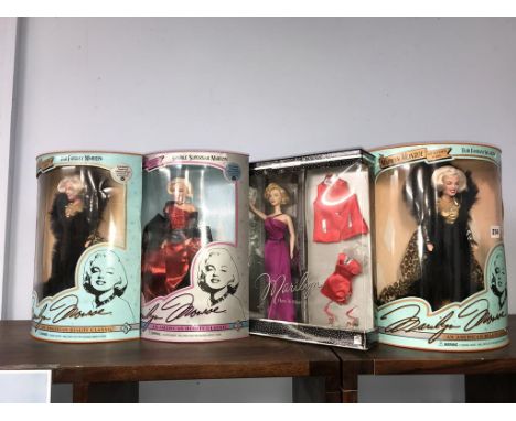 A boxed Marilyn 'How To Marry a Millionaire', Mattel, Collector's edition, two boxed Marilyn Monroe Collector's Series, 'Fur 