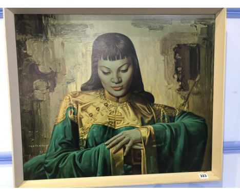 Print, Tretchikoff, 'Lady from the Orient', 58 x 69cm