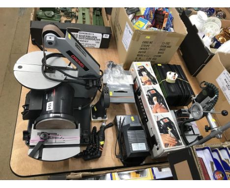 A Dremel Moto sander etc.