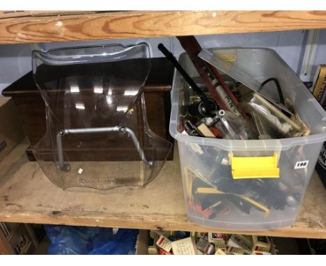 A shelf of assorted, to include tools