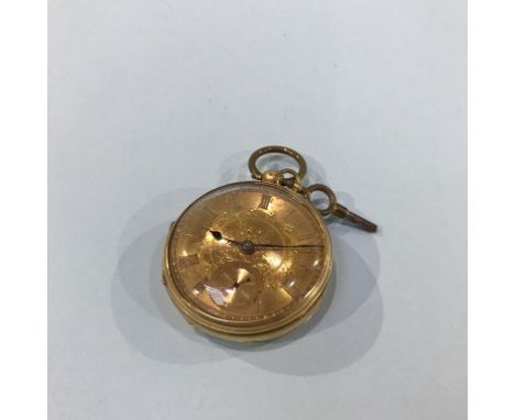 An 18ct gold pocket watch