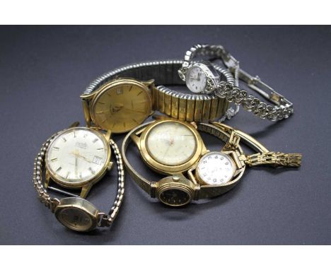 Assorted ladies and gents wrist watches to include Nevi antimagnetic incabloc and a Rotary gents quartz