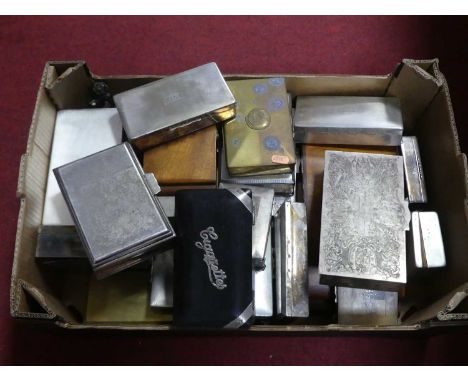 A collection of vintage cigarette boxes