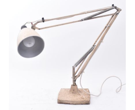 George Carwardine - Anglepoise - Model 1208 - A retro 20th century circa 1933 industrial angle poise balanced arm desk table 