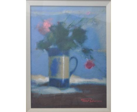 Tom W. Quinn&nbsp;(British, 1918-2015) - An original 20th century oil on board still life painting by artist Tom W. Quinn. Th
