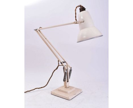 Herbert Terry - Model 1227 - A vintage early 20th century pre war Anglepoise table / desk lamp light. The lamp having the ori