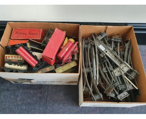 A collection of various Hornby Series rolling stock and O-gauge, to include an engine