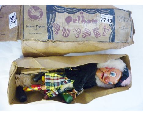PELHAM PUPPET. Boxed Pelham Scotsman puppet