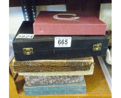 VINTAGE FLATWARE. Quantity of boxed vintage flatware