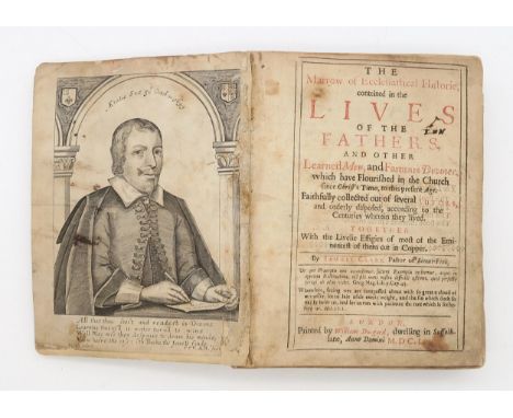 THE MARROW OF ECCLESISTICAL HISTORIE printed by William Dugard, dwelling in Suffolk Lane, Anno Domini M.D.C.L featuring plate