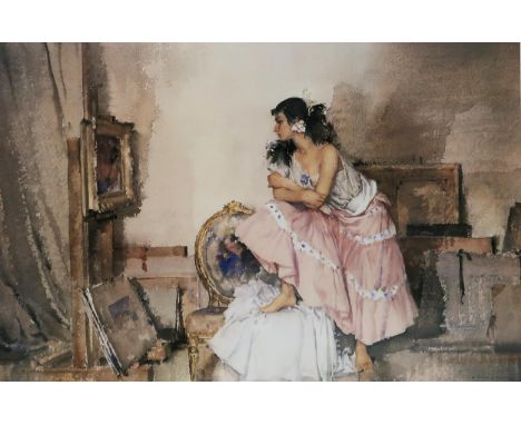 AFTER SIR WILLIAM RUSSELL FLINT&nbsp; Model in the studio, 437 of 850, print, 39 x 56cm Condition Report:Available upon reque