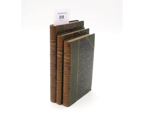 LIVERPOOL GUIDE Three volumes, uniformly bound in half Morocco, with marbled boards:&nbsp;The Picturesque Hand-book of Liverp