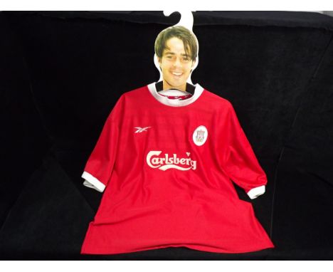 LFC Jamie Redknapp number 11 Shirt 1998 - 2000 season. Liverpool Football Club Carlsberg Reebok. Included an official Goal Ha