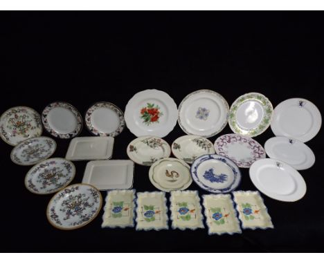 Great British Cabinet Plates &amp; Dishes collection. 19th century and later. Side Plate size in general. 4 x Chinese style, 