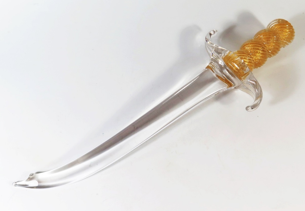 A Murano Glass Dagger