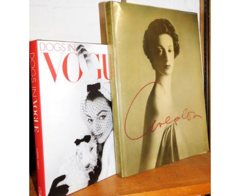 Two vintage books, to include Dogs In Vogue A Century of Canine Chic by Judith Watt, and a Photographs 1947-1977 by Avedon, w
