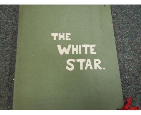 An original typed manuscript for The White Star Opera, Peggy Street 1935.