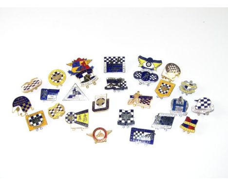 Vintage Speedway enamel badges Hackney Hawks, mainly 1980's, (26).