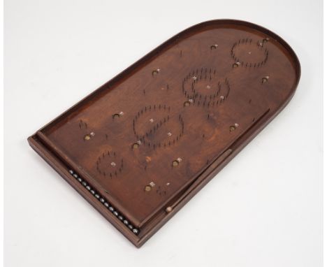 'The New Merton Board Mills',  'Corinthian' BAGATELLE BOARD, in original box, with accessories 
