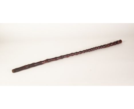 AN ANTIQUE BAMBOO SWORD STICK 