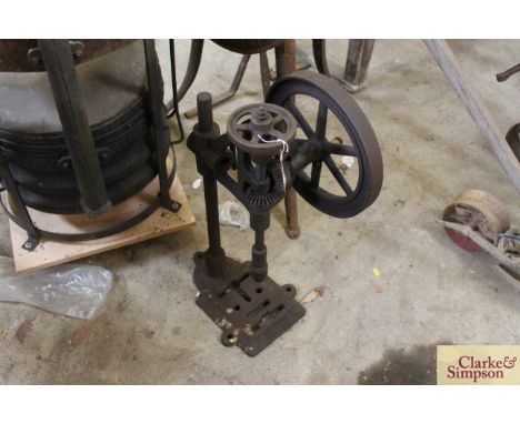 An old Union bench hand drill