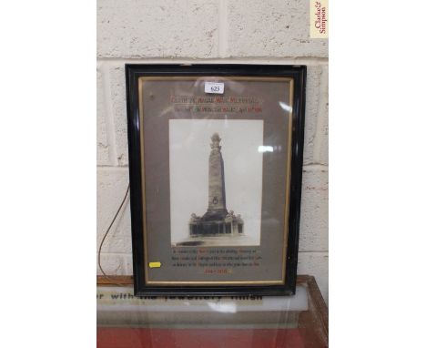 A Chatham Naval war Memorial print 