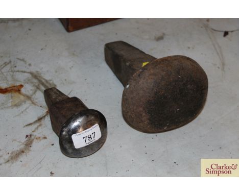 Two anvil tools 