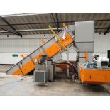 KME Aries 100-45 Fully Automatic Baler (Machine Number 14715, Model Aries 100T XL), with incline