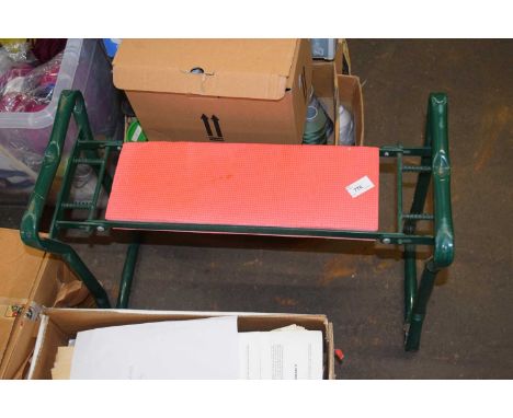 A garden bench/kneeler (portable)