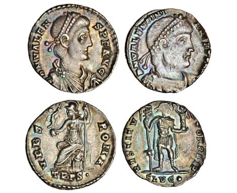 Valentinian I (364-375), AR Siliqua, Lugdunum, pearl-diademed, draped and cuirassed bust right, rev. restitvtor rep, emperor 