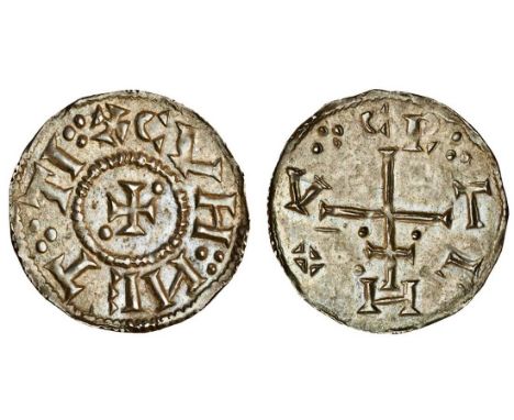 Viking kingdom of York, Cnut (c.895-920), Penny, 1.34g, patriarchal cross, cnvt rex around, rev. cvnetti, small cross patteé,