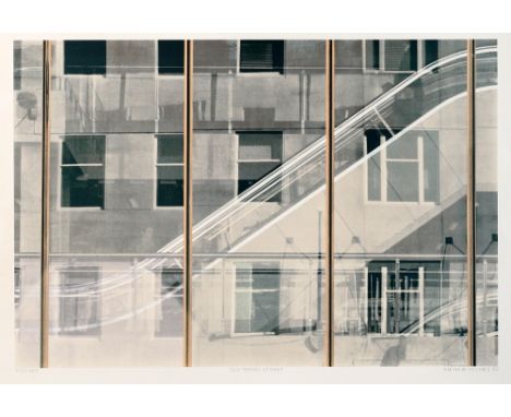 Andrew Holmes (British, b.1947). 'Old Broad Street', limited edition lithograph, signed, titled and numbered 105/160 in penci