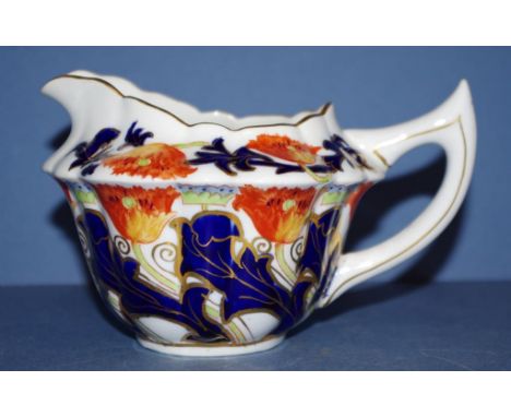 Wileman & Co (Shelley) milk jug pattern 6944, with design registration number to base 306302, 8.4cm high