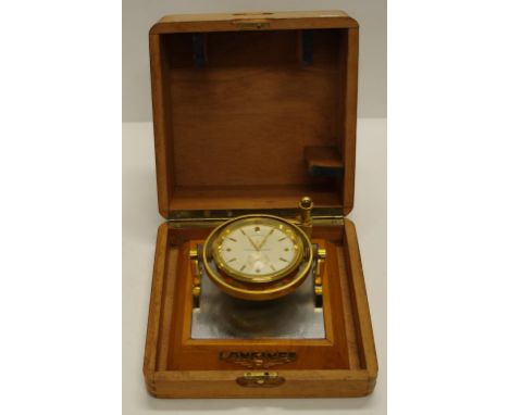 Longines boxed advertsing chronometer Ex Fairfax & Roberts, Sydney. Good working order, Dia of dial 9cms approx.