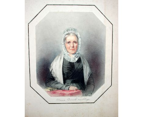 I CrespinAunt Maria Bassett (relative of Thomas Surge Moore and G.E. Moore)WatercolourSigned and dated 1832 lower right16.5 x