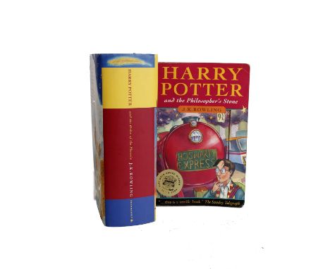 ROWLING (J.K) Harry Potter and the Philosopher's Stone, paperback, signed by the author on the acknowledgements page, publish