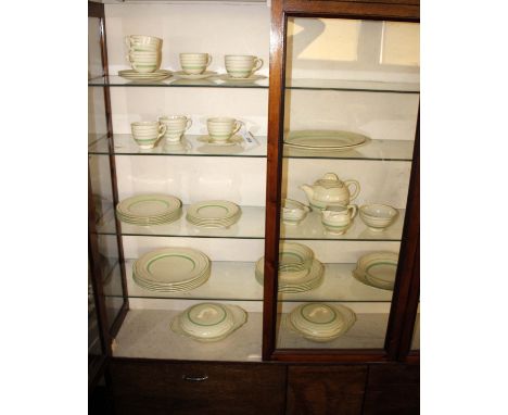 Clarice Cliff for Newport pottery. A forty five piece dinning and tea service. 