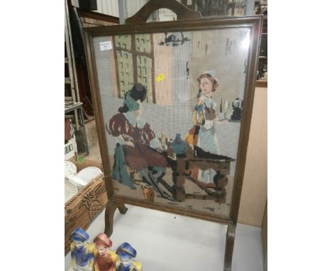 Tapestry fire screen