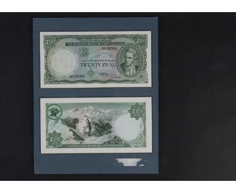 The Reserve bank of New Zealand, a collection of stunning original design essays for the face and reverse of a 20 Zeal note, 