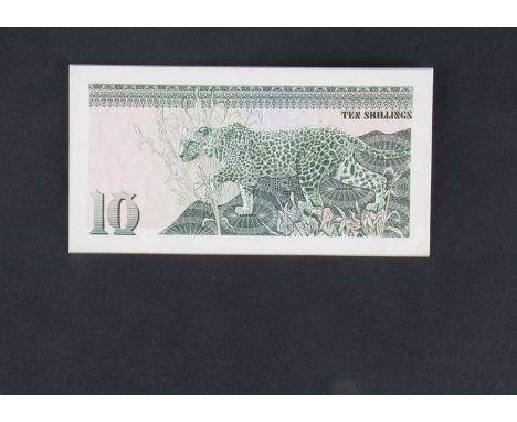 Unidentified design essay, an original hand drawn design essay for the reverse of a 10 shilling note, most likely an African 