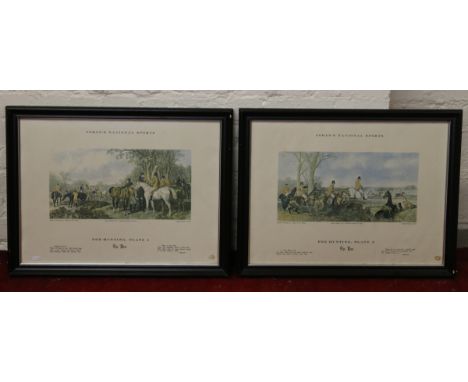 Fores's national sports pair of hunting prints.