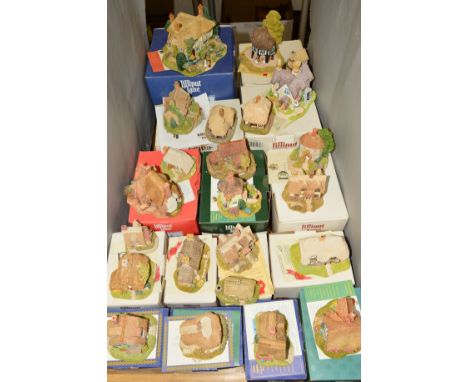 TWENTY THREE LILLIPUT LANE SCULPTURES FROM SOUTH EAST COLLECTION (15 BOXED), to include 'John Barleycorn Cottage' (signed, bo