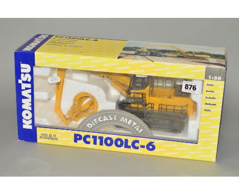 A BOXED JOAL KOMATSU PC1100 LC-6 MATERIAL HANDLER, No.292, 1/50 scale, model appears complete and in very good condition for 