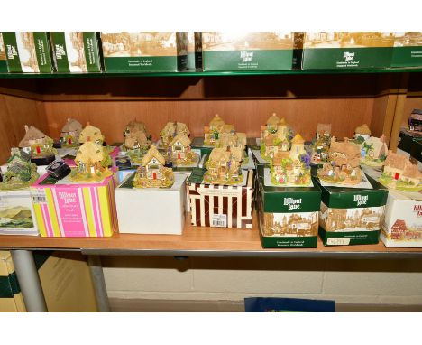 TWENTY TWO BOXED LILLIPUT LANE SCULPTURES FROM SYMBOL OF MEMBERSHIP/FREE GIFT, to include 'Pussy Willow' 1992/3, 'Petticoat C