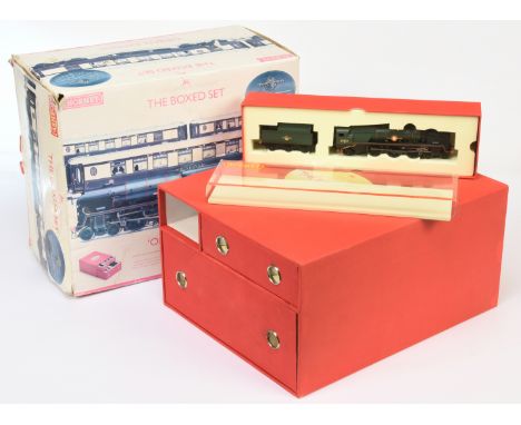Hornby (China) R1038 "Orient Express" boxed train set containing BR green rebuilt Merchant Navy Class Loco No.35012 "United S
