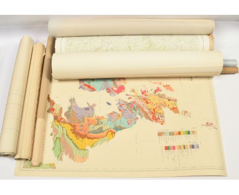 Ordnance Survey Maps and former Military maps of 1943, former plans for Mildenhall airbase Plus other items and materials - C