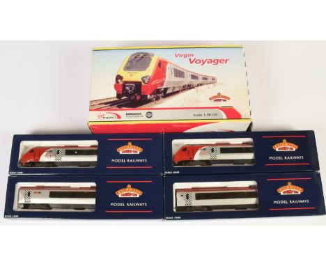 Bachmann 32-602 4-car Class 220 Virgin Voyager No. 220018 "Dorset Voyager". Condition is Excellent Plus to Near Mint in gener