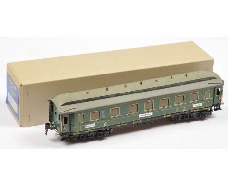 Darstaed O Gauge Marklin Replica DR 1st 2nd Passenger Coach No.2511, With interior. Some minor paint deterioration on the cha